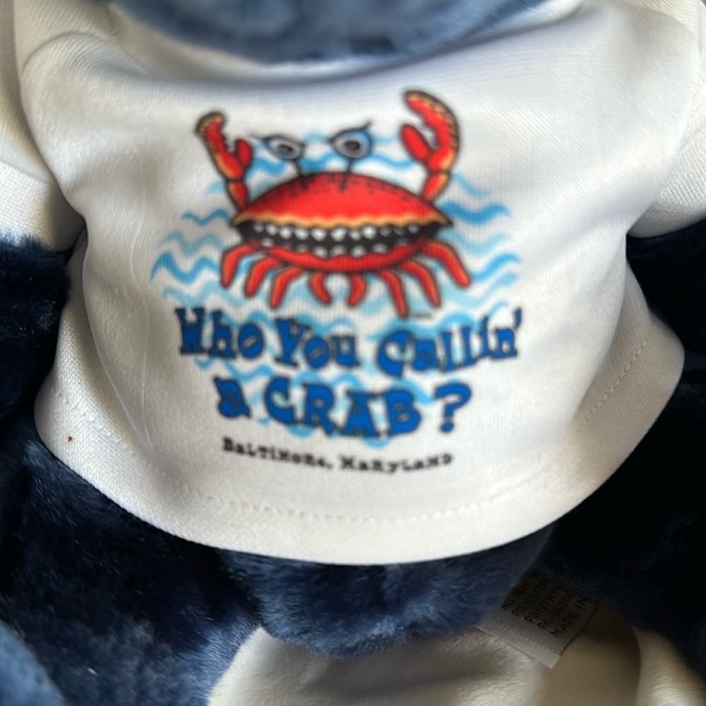 Baltimore Maryland Bear “Who You Callin’ a Crab”